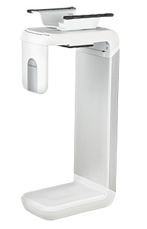 CPU200W en blanc/aluminium brossé