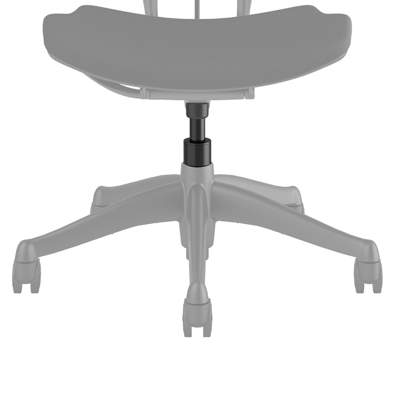 Cylindre haut de 127 mm (5 po), noir
