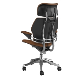 Siège Freedom avec appui-tête, Corvara Saddle/Tan, cadre Aluminium poli avec surpiqûres Graphite Picture 3