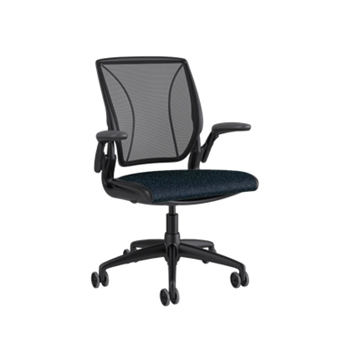 Fauteuil Diffrient World, dossier Monofilament Black, siège Remix 87