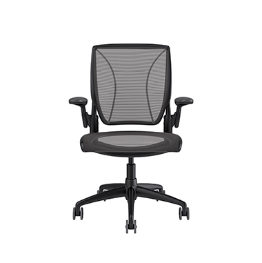Fauteuil Diffrient World, dossier Pinstripe Black, siège Pinstripe Black, roulettes souples Picture 2