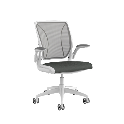 Fauteuil Diffrient World, dossier Pinstripe White, siège Oxygen Revive